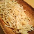tiare＊'s cooksnap of when they made パクパクいける！たくあん入りもやし炒め.