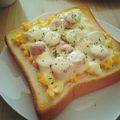 ☆kanaママ☆'s cooksnap of when they made 簡単朝ごはん♡ エッグトースト.