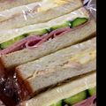 まろろろ〜's cooksnap of when they made パンも具も楽しむ♪分厚いサンドイッチ.