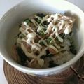 おろくにける's cooksnap of when they made お弁当＆お好み焼きに★お絵かきマヨネーズ.