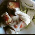 burokko's cooksnap of when they made シチューをリメイク　シーザーサラダ.