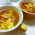 きりたん⭐'s cooksnap of when they made 生姜で元気♪生姜とトマトと卵のスープ.