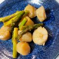 ponpocojp's cooksnap of when they made ホタテとアスパラ炒め♪レモンバター醤油味.