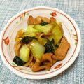 emiiem's cooksnap of when they made 青梗菜と豚バラだけ炒め.
