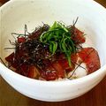☆akinan☆'s cooksnap of when they made 刺身の漬け丼〜お茶漬け☆.