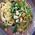 yu____ka's cooksnap of when they made 止まらない！サバ缶とオクラの醤油パスタ.