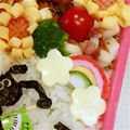 みじょｍａｍａ's cooksnap of when they made キャラ弁: 虹&雲.