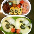 kaorin107's cooksnap of when they made ひつじのショーンのキャラ弁☆.
