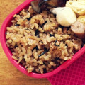 rozamk's cooksnap of when they made 簡単ひじき炊き込みごはん♪.