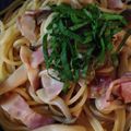 さよ★'s cooksnap of when they made しめじとベーコンの簡単和風パスタ.