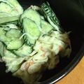 T0Muuu's cooksnap of when they made 胡瓜とかにかまのサラダ.