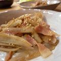 かよひこ's cooksnap of when they made ごぼうとベーコンのきんぴら.