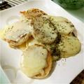 みおなきげし's cooksnap of when they made ちょっと洋風に　長いものチーズ焼き.
