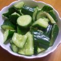 わたママ's cooksnap of when they made 夏に美味しい☆キュウリのゴマ油浅漬け☆.