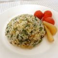 ローズレース's cooksnap of when they made 大根の葉とジャコの炒飯.