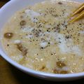 犬Gyami's cooksnap of when they made 夜食・1人ﾗﾝﾁに!ﾏﾖﾁｰ納豆卵ご飯.