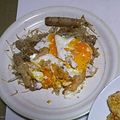 miyakoneko's cooksnap of when they made 定番もやしウィンナー・時々とろり玉子のせ.