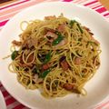 リラシャン's cooksnap of when they made 我が家のペペロンチーノ　パスタ☆.