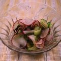さるちゃんばなな's cooksnap of when they made 甘酸っぱい♪胡瓜と二十日大根の甘酢漬け♡.