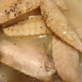 おせち's cooksnap of when they made 風邪撃退！参鶏湯風 鶏手羽ねぎスープ.