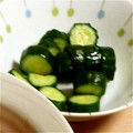 菜ァちゃん's cooksnap of when they made 和えるだけ～★即席！胡瓜の浅漬け.