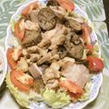 yulimari's cooksnap of when they made 【リメイク】レンジ蒸し茄子の焼き豚和え.
