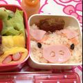 misa0711's cooksnap of when they made 簡単♪ぶたさんのお弁当〈キャラ弁〉.