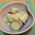 まいゆいめいママ's cooksnap of when they made 子供大好き！サツマイモとりんごの煮物.