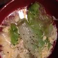 和みなみ's cooksnap of when they made 山盛りレタスのたまごスープ.