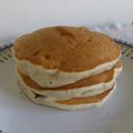 GOORIN's cooksnap of when they made ホエーでもっちもち♪バナナパンケーキ.