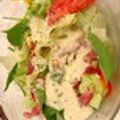 たこにゃご's cooksnap of when they made シチューをリメイク　シーザーサラダ.