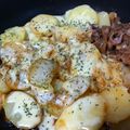 蒼ウサギまま's cooksnap of when they made ポテマヨキムチとツナのチーズ焼き.
