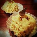 光江門's cooksnap of when they made さつまいものモンブラン★.