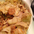 yu325's cooksnap of when they made うまうま！エビとキャベツの卵とじ.