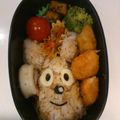 けいころろろ's cooksnap of when they made キャラ弁☆　名犬チーズ弁当.