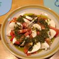 y7393's cooksnap of when they made トマトとアボカドのバジルソース.