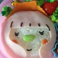 MKatzeM's cooksnap of when they made でこぼこフレンズ＊まる●キャラ弁.