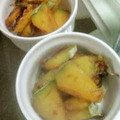 umizora's cooksnap of when they made かぼちゃのかつお醤油和え.