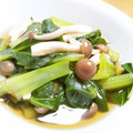 cooj614's cooksnap of when they made 小松菜としめじのおひたし.