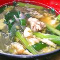 mahalo_cinema's cooksnap of when they made １０分で！ニラと舞茸の中華スープ♪.