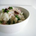 ラッチーU^ｪ^U's cooksnap of when they made 材料４つ!!梅と大葉のやみつきご飯♪.