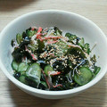 ポニーリボン's cooksnap of when they made きゅうりとわかめとかにかまかに酢.