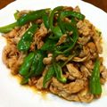 ことみぃ's cooksnap of when they made 豚こまピーマン☆オイスター炒め.