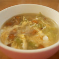 まゆみ母ちゃん's cooksnap of when they made ささっと簡単✿なめことレタスの卵スープ.