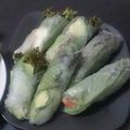 ucari0715's cooksnap of when they made サーモン＆クリチ＆アボカドの生春巻き☆.