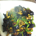 candy726's cooksnap of when they made 豚肉ピーマンきくらげのオイスター炒め☆.