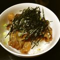 ちょり☆☆'s cooksnap of when they made 豚の味噌しょうが焼き丼.