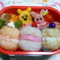 美優鈴♪'s cooksnap of when they made ＊キャラ弁＊sweet マカロン♡.