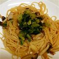 あゆRIN's cooksnap of when they made シャキッ! 野沢菜の和風パスタ♪♪.