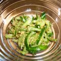 ちっちchan's cooksnap of when they made きゅうりの簡単ナムル♪.